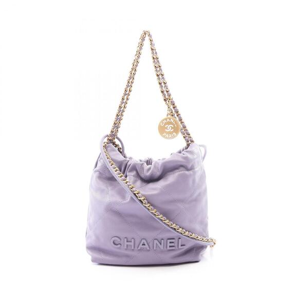 CHANEL Handbags - Chanel CHANEL 22 Mini 2-Way Shoulder Bag/Handbag, Caviar Leather (Grained Cal...